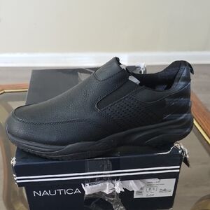 Nautica Men's Black Loafers